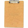 Universal Universal Clipboard, 1/2" Capacity, Holds 8-1/2w x 12h, Brown, 6/Pack UNV8146